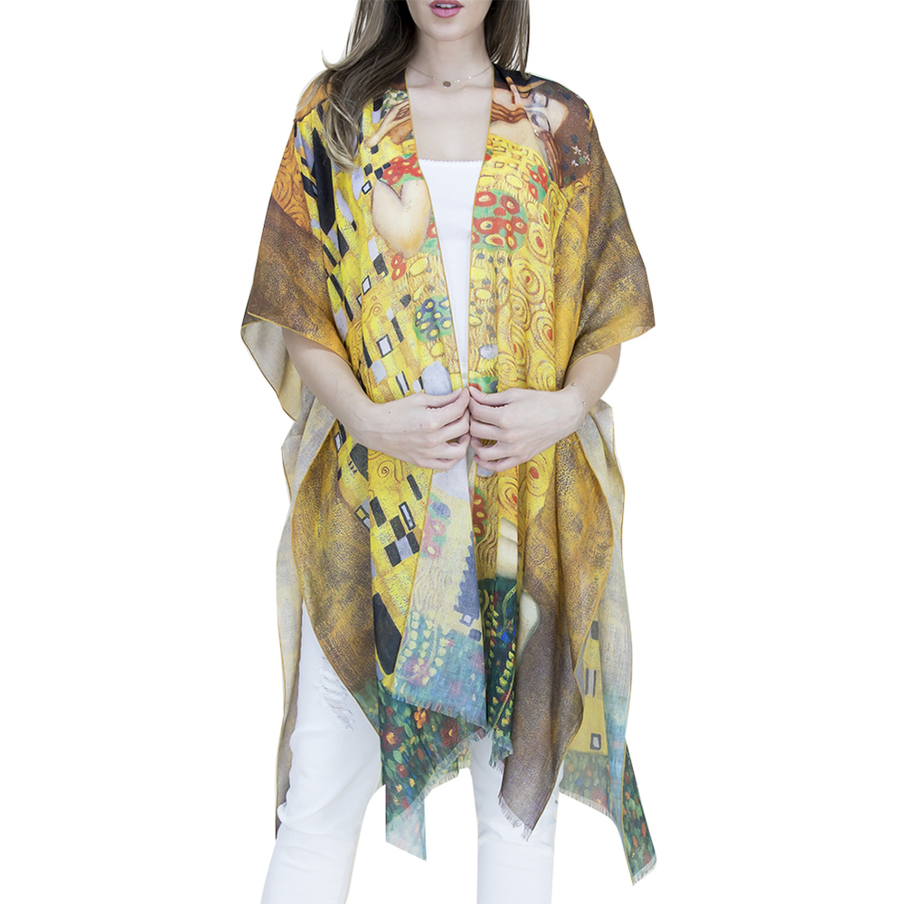 Women's Kimono Bathing Suit Beach Cover Up Summer Swimsuit Wrap Shawl Cardigan T